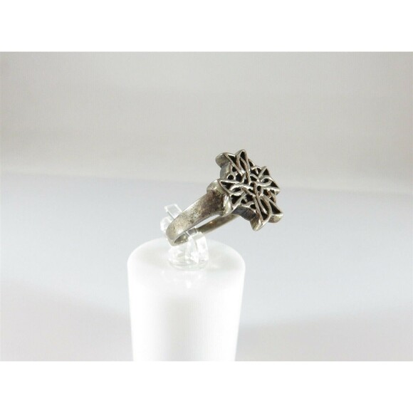 Peter Stone Celtic Knot Works Ring Women's Sterling Silver Size 7.5 - Picture 2 of 9